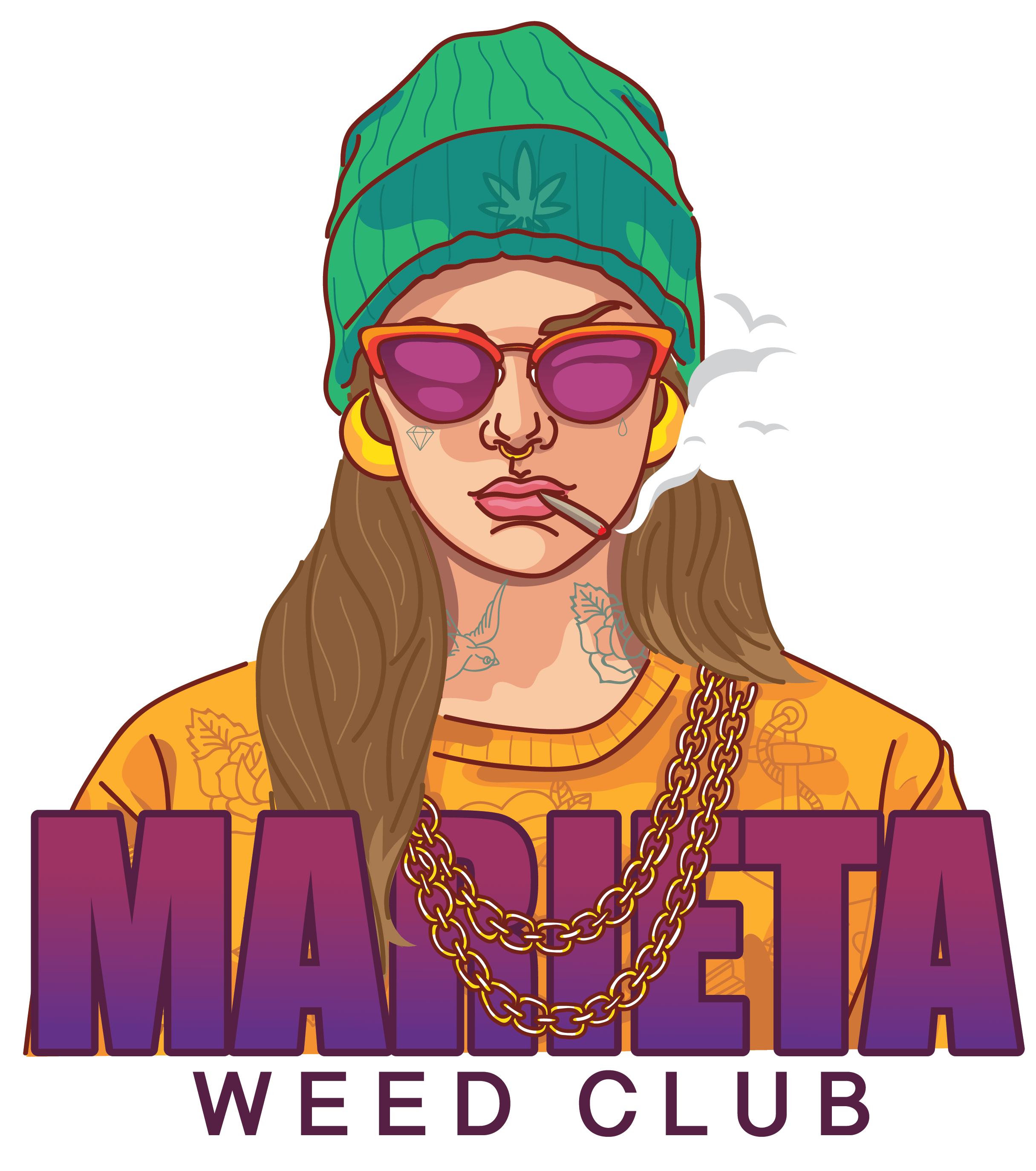 marieta weed club logo